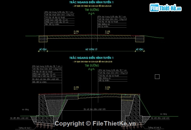 thiết kế đường,thiết kế đường giao thông,thiết kế đường nông thôn C,thiết kế giao thông,đường nông thôn c,bản vẽ đường